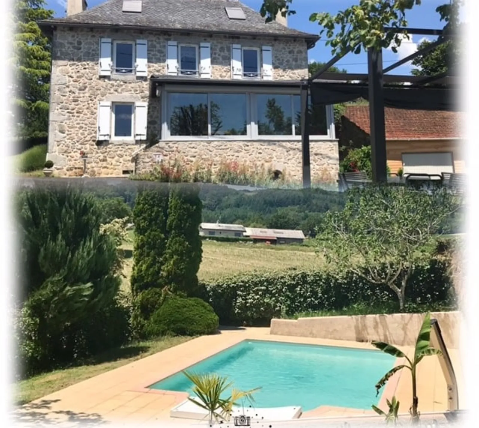 Piscina privata e campo da bocce